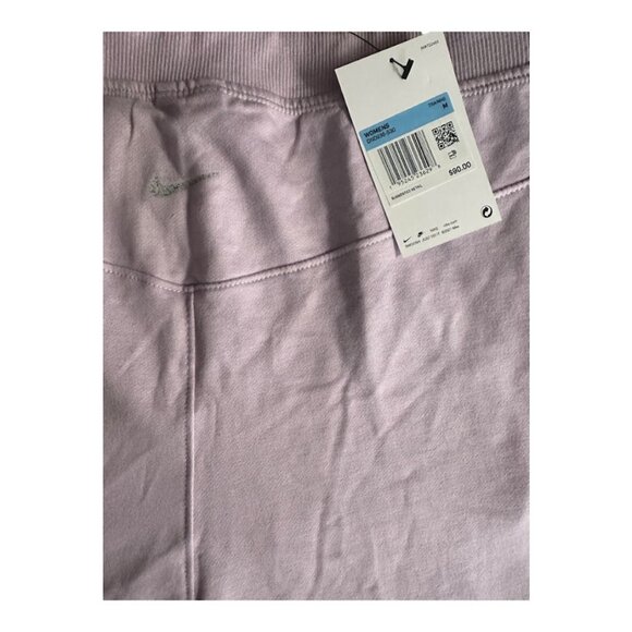 Nike Yoga Luxe Women's 7/8 Fleece Joggers (M) (NWT) (Color: Doll) - Picture 2 of 6